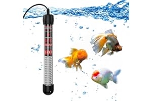 CarPlusStudio Aquarium Heater - Power Saving Fish Tank Heater with Temperature Display - Submersible Heater for Fish Tank Water (50W)