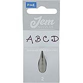 PME JEM Round Piping Nozzle no. 2, Silver