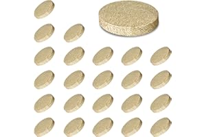 SIMALA 25mm Chair Leg Floor Protectors, 5mm Thick Furniture Pads Floor Protectors For Increased Durability. Ideal Felt Pads For Hard Surfaces, 24 Pieces