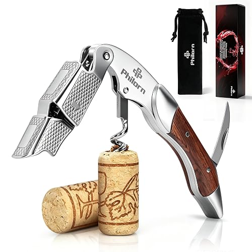 Philorn Kellnermesser All-in-1, Holz & Edelstahl