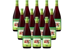 OBSTLAND-KELLEREI ALLACHER ALLACHER Ribiselwein 1L - erfrischender Fruchtwein 6% vol. – roter Johannisbeerwein - ideale Geschenkidee - Obstwein (12 x 1 l)