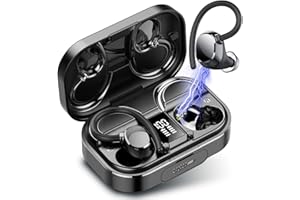 IKG Auriculares Inalambricos Deportivos, Auriculares Bluetooth 5.3 con powerbank, 120H HiFi Estéreo con 4HD Micro y Cancelacion Ruido ENC, IPX7 Impermeable, Cascos Inalambricos in Ear Running