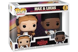 Funko Pop! TV: ST - MAX Mayfield & Lucas 2PK - Aka MAX - Stranger Things - Figura de Vinilo Coleccionable - Idea de Regalo- Mercancia Oficial - Juguetes para Niños y Adultos - TV Fans
