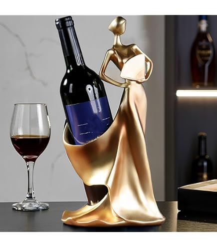 Portabottiglie Vino A Catena Appeso - Design Galleggiante Per Cantina E Bar - Foto 8