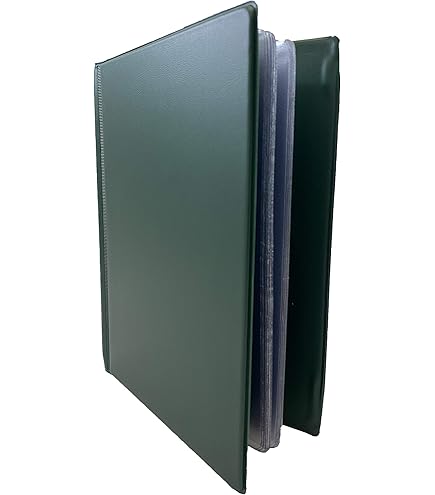 Green 20 Page A6 Nyrex / Nirex Folder Document Holder - Made In The UK