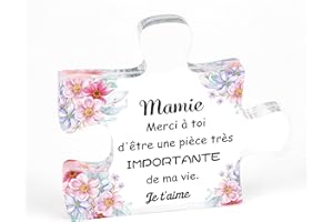 HISXIERNG Idee Cadeau Fete des Grand Mere Fete des Grands Meres Cadeau Mamie Acrylique Cadeau Grand Mere Bonne Fete Mamie Fete des Mamie Fetes des Grands Meres Cadeau Fete des Mamies Cadeaux Fete des Mamies
