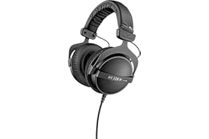Beyerdynamic DT 770 M 80 Ohm Studio Headphones for DJs, Percussionists, Drummers, Engineers in Black