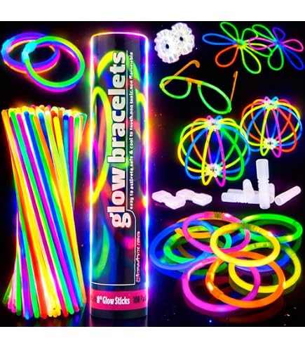 Party City Bastoncini Luminosi Multicolore 15,2 Cm – Confezione Da 12 Con Cordini, Impermeabili E Sicuri Per Feste E Campeggio