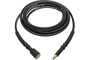 DERASL 6M Manguera de repuesto para limpiadora de alta presión, adecuada para limpiadora de alta presión Nilfisk, adecuada para C 100.5-5, C 100.5-6, C 105.5-5, C 135.1-8, C 135.1-8