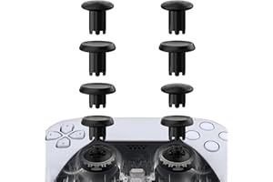 eXtremeRate ThumbsGear V3 Joysticks pour ps5 Controller pour ps4 Manette,Stick Analogique de Remplacement pour ps5 Manette,Joysticks Interchangeable pour ps4 Controller-Noir(10PCS)