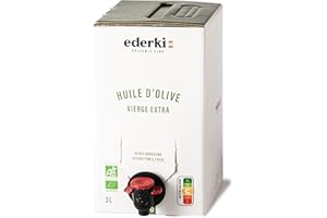 EDERKI Huile d'Olive Vierge Extra Biologique 3L