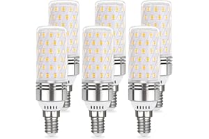 Akynite Lampadine LED Mais E14 12W Luce Naturale 4000K 1450LM, 84 LEDs, E14 100W Alogena Equivalente, Lampadina LED E14 Bianco Naturale per Lampada Plafoniere, non dimmerabile, set di 6