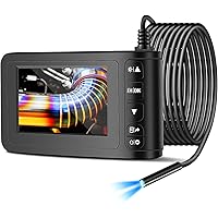 Industrie Endoskopkamera Inspektionskamera mit 4,3 -Zoll -Farb-IPS-Bildschirm 1080P 8mm Schlangenkamera IP67 Boreskop…