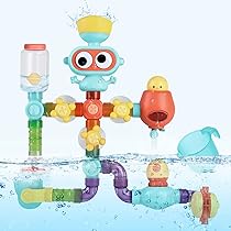 Sensory Plug & Play Plumber - Jouets De De Bain - Robot Multicolore