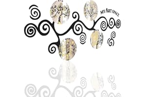 DekoArte - Adesivi Murali ALBERO DELLA VITA 180x88 cm - Decorazione Murale Originale e Stilizzata in 3D