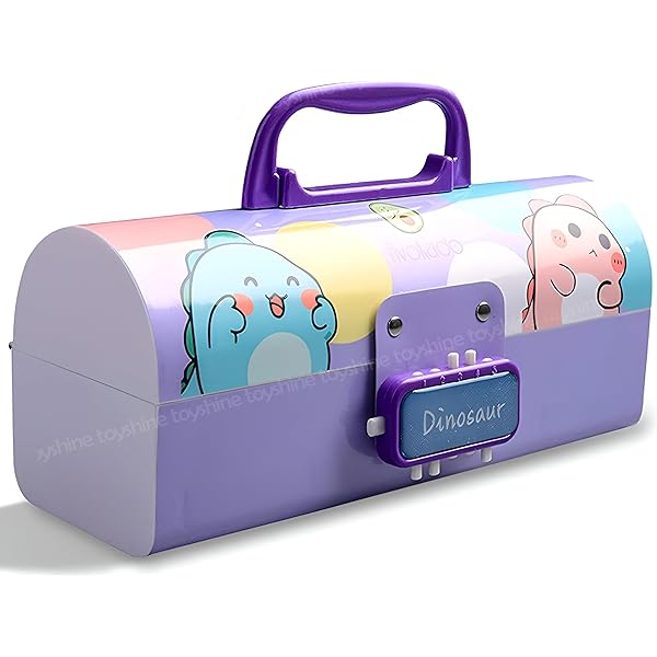 NEW PINCH Plastic Pen & Pencil Box – Suitcase Style Password Lock