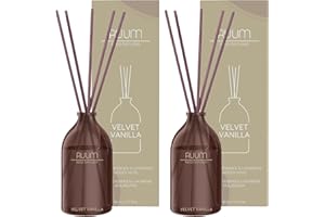 RUUM Duftvase Velvet Vanilla (2er Pack) 80ml - Edler Raumduft In Glasvase
