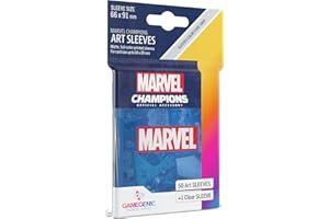 Gamegenic, Marvel Champions Sleeves – Marvel Blue, Sleeve Colour Code: Grey