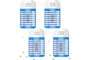 COODAY Lampada antizanzare elettrica,4 Pezzi,per Casa Giardino Interno Esterno Cucina Soggiorno,Utilizzato per scacciare piccoli animali ostili come zanzare,mosche,pulci,falene,ecc