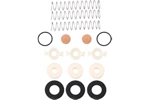 Yibuy Tromba Valvola Pistone Guida Molla con Feltro Pad Kit 16pcs