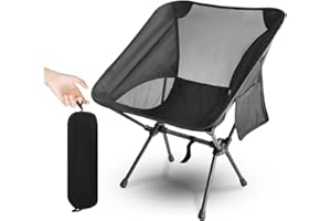 LLWQUANZSS Hiyorsoa Lightweight Camping Chairs Folding Chair Portable Ultra-lightweight Camping Chair for Adults/Teenager/Kids,Outdoor Camping Chairs Max Heavy Duty 150kg