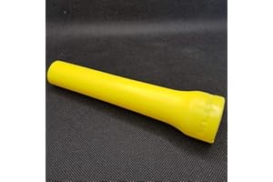 TS TACTICAL STORE Cono DE SEÑALIZACIÓN de Silicona Universal 30mm & 40mm (Linternas 25mm a 45mm) | Color Amarillo, Rojo, Blanco para señalización al Aire Libre