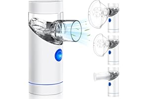 HOTHANDS Tragbares Aerosol, leise, praktischer Zerstäuber, mit zwei Masken und einer Düse, USB-Aufladung, ideal für Reisen und den täglichen Gebrauch