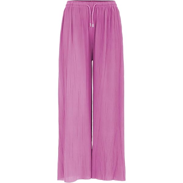 Geribbelde gebreide damesbroek met uitlopende pijpen, elastische tailleband, smalle pasvorm, wijde broek, casual loungebroek, 13, S