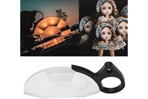 Akozon 79mm Halbkreis Handheld Prisma - Kaleidoskop Filter für Spezielle Effekte - Optisches Glas Objektiv für SLR Kamera