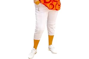 GENERIC Caprice - 3/4 Length Vera Tucci Cropped Trousers - Ladies' Capri Pants Capri Trousers Capri Pants Elastic Waist Trousers for Women