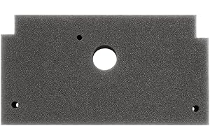 Filterwelt® Filtro spugna 12022801 adatto per asciugatrici a pompa di calore Bosch Siemens, filtro di ricambio per piedistallo, su misura e lavabile, filtro in schiuma 292 x 142 mm, compatibile con
