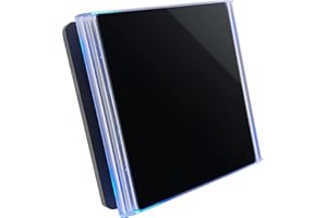 CubeTECH CTQF100t Smart LED 4" Inch Bathroom Extractor Fan with Timer Overrun Delay. Black Glass High Airflow Silent Bathroom Fan | Toilet Ventilation | Kitchen Ceiling Extractor | Fan Shower 240v