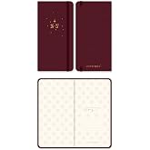 Charm Takılabilen 2026-2027 Mid-Year Akademik Cep Ajanda 9x17 cm Bordo