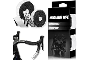 KAKVEIAI 2 pcs Ruban pour Guidon, Vélo de Route Ruban, Guidon pour vélo résistante à la déchirure, pour Bouchons D'extrémité et Bandes Adhésives incluses -Résistant à l'usure Antidérapante et Facile à Poser