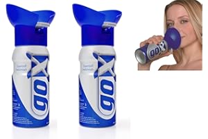 OXYBIOS PACK de 2 latas de marca oxígeno 4 litros - latas de la respiración de oxígeno puro - GOX