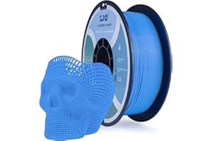 ZIRO PLA PRO Fluorescencia Filamento para Impresora 3D 1.75mm 1kg (2.2 lbs), Precisión Dimensional +/- 0.03 mm, Azul Fluorescente