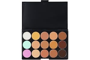 LaRoc ® 15 Shades Colour Concealer Contour Contouring Cream Makeup Face Correction Foundation Palette Kit Makeup Set MUA Professional Ideal for Daily Use