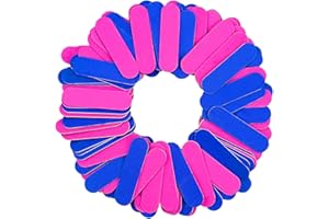 DMJJSD 100 PCS Mini Nagelfeilen 180/240 Grit Doppelseitige Einweg Nagelfeile Professional Files Profi Nagel Feilen Professionelle Care Mini Nagelfeilen für Maniküre Shop, Nagelstudio, Zuhause, Nagelpflege