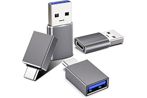 BRV EXPLORER USB-C Adapter Set - Typ C zu USB A & USB 3.1 Anschlüsse (4er Pack) - Kompatibel mit iPhone, Samsung Galaxy, Google PC, MacBook Pro, iPad, Laptop