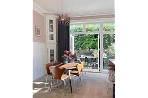 GLZXMQBP MeTikTok Suspensions Rétro Vertigo Lustre, Creative LED Lampe Fibre De Verre + Polyuréthane De Chapeau en Tissu Design Moderne Salon Cuisine Salle De Bain Éclairage Décoratif, E27,Copper,120CM