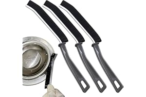 WSADZXC77 Spazzole per la pulizia degli angoli – Spazzola per fughe con setole dure per il bagno | Detergente per la casa per guide scorrevoli, tastiera, finestre, porta