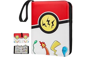 VIBINHO Album Porta Carte, 900 Tasche Album Carte Collezionabili, 50 Pagine Album di Carte da Collezione, PU Libro Porta Carte Impermeabile