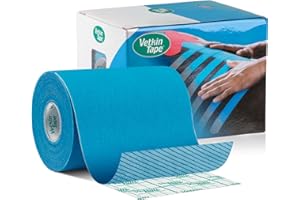 VETKIN VetkinTape® Kinesiologie Tape für Tiere - (10cm*5m) | 1 Rolle Kinesiotape für Pferde und Hunde | Latexfrei und TÜV-zertifiziertes Kinesiotapes | 25%+ stärkere Acryl-Klebeschicht (Blau) (Blau)