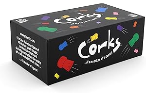 Ginger Fox Corks Family Party Game | Easy to Play | Fast and Furious Game of Elimination | Fun for Large Groups of All Ages | Laugh-out-Loud Entertainment