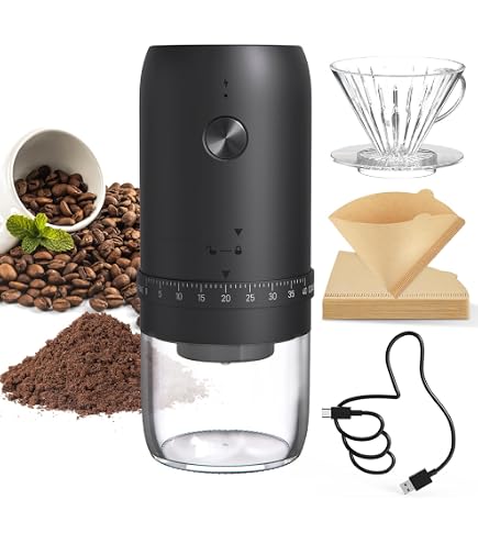 HiBREW Coffee Bean Grinder With 34 Gears Precise Setting, Automatic Burr Mill Electric Grinder For Turkishespressomochadrippour Overfrench Press