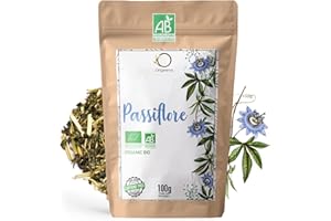 ORIGEENS THE PASSIFLORE BIO 100g, Origine FRANCE - FEUILLES SECHEES DE PASSIFLORE - Tisane relaxante en vrac sans théine