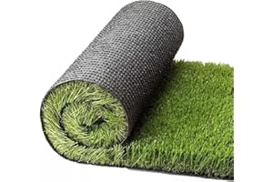 EffeDecor - Prato Sintetico Erba Finta da Esterno Giardino Realistica Tappeto Erboso 25 mm Anti UV Atossico Drenante Ideale per Piscina,Terrazzo,Aree Giochi (2x3 mt)