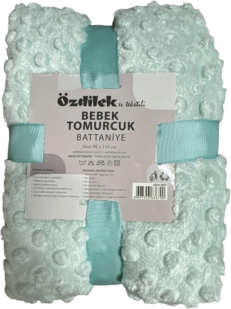 Özdilek Bebek Tomurcuk Battaniyesi Mint Yeşil