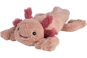 Warmies® Värmekudde/leksaksdjur "Minis Axolotl" utbytbar hirs och lavendelfyllning 20 cm 280 g (exklusive Warmies-design för Greenlife Value)