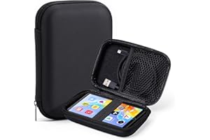 DIOFOX Reproductor MP3 de 80 GB con Bluetooth y WiFi, Reproductor MP3 con Pantalla táctil de 4 Pulgadas Spotify, Deezer, Amazon Music, Radio FM, Video (Azul) (Black)